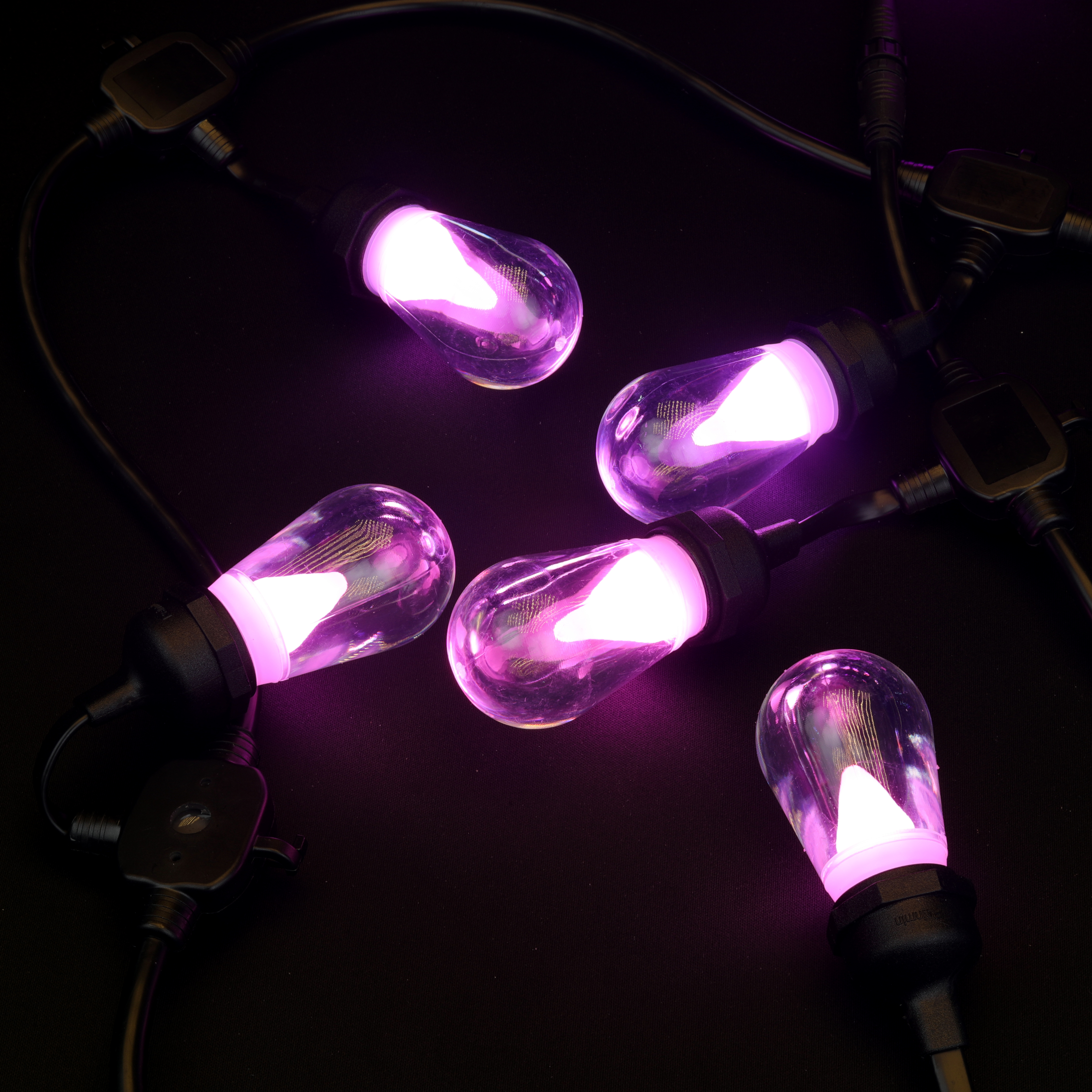 S14 String Light IP66, 360° RGB/RGBW Outdoor Lighting, Custom Bulb Manufacturer