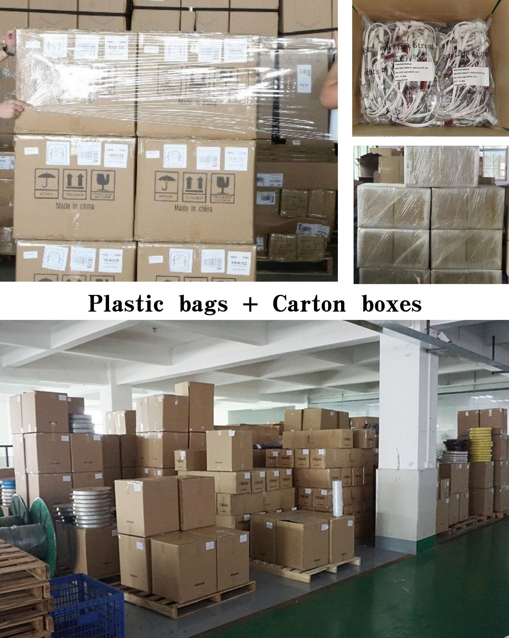 Plastic bag + Carton box