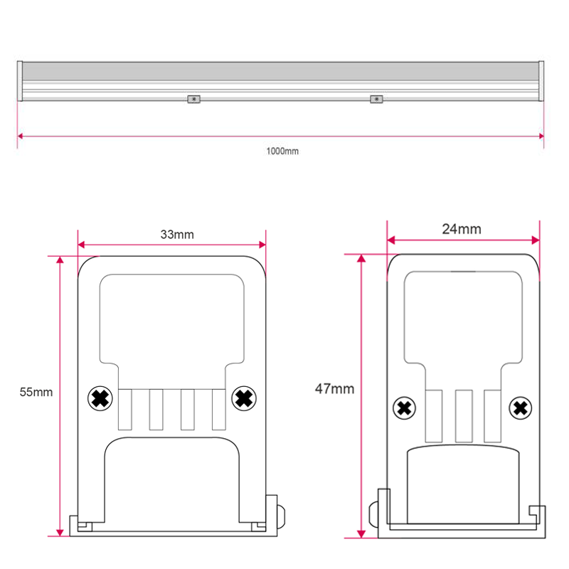 LP48S Linear Light Manufacturer Wholesale China RGB Outdoor IP66