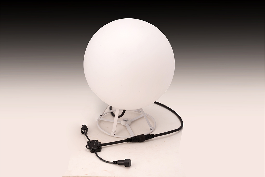 IP66 waterproof LED RGB sphere garden installation