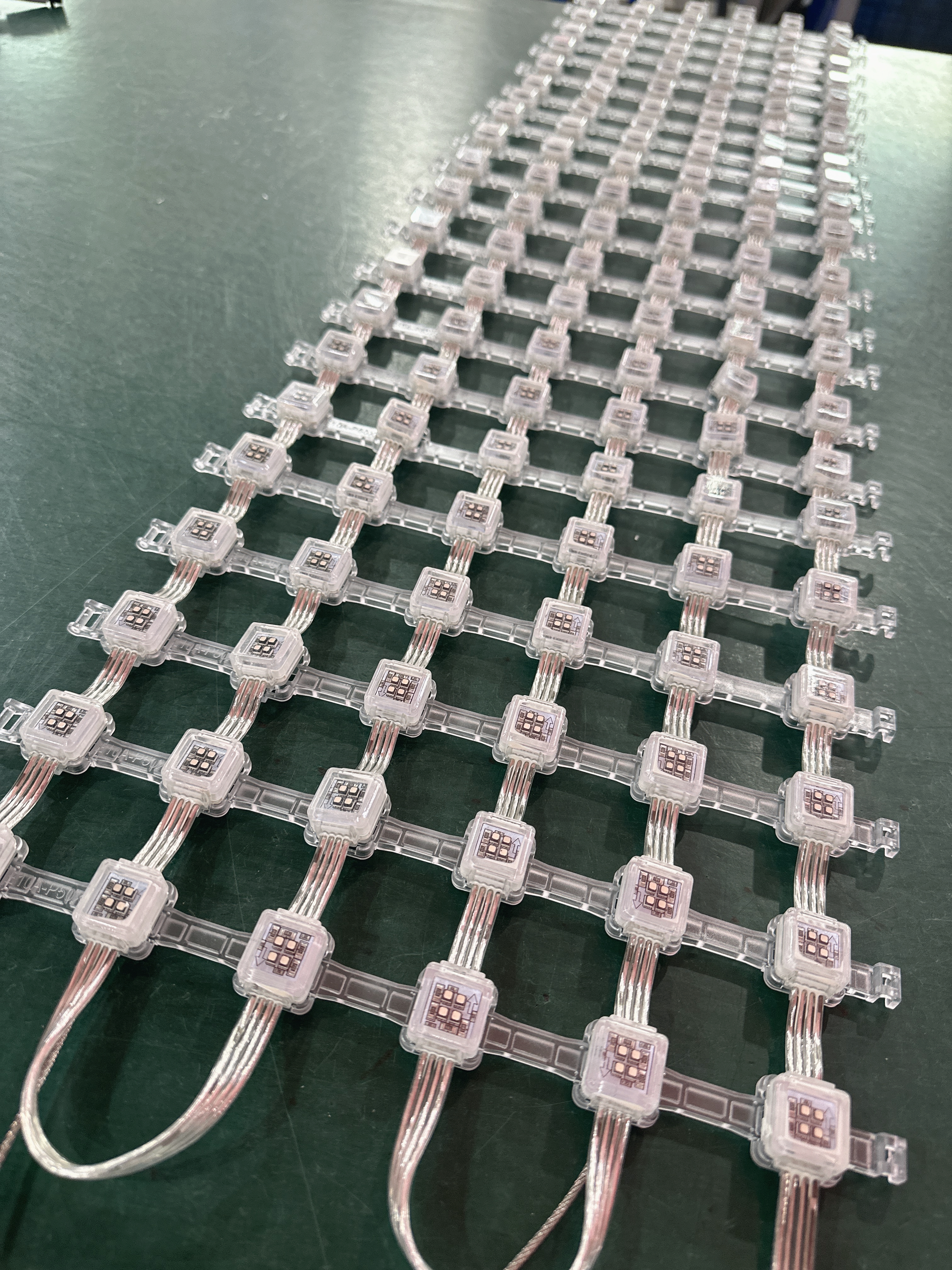 E24 Mesh Screen Light IP66, Transparent LED Display, Flexible Advertising Screen Manufacturer