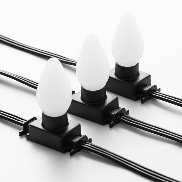 C7 String Light IP66, RGB DIP LED, Custom Outdoor Lighting Manufacturer