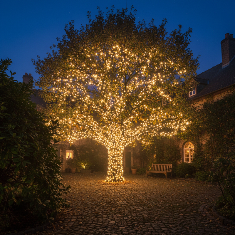 P50C Pebble String Light IP66, Outdoor Pixel Node Lights, 60m Long Run Manufacturer