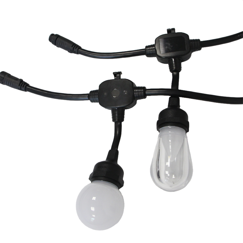 S14 String Light IP66, 360° RGB/RGBW Outdoor Lighting, Custom Bulb Manufacturer