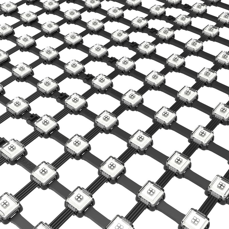 E24 Mesh Screen Light IP66, Transparent LED Display, Flexible Advertising Screen Manufacturer